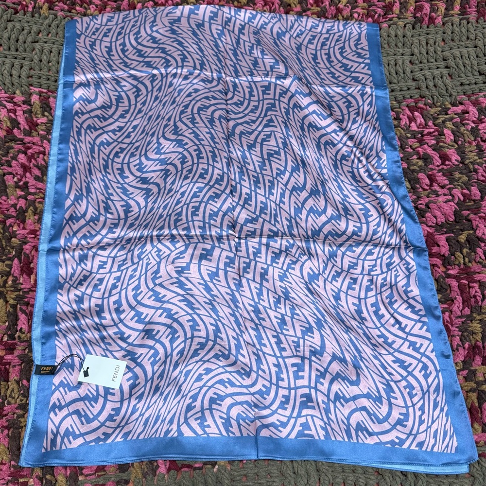Fendi FF Silk Scarf/wrap top